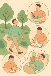 Actividades cotidianas de autocuidado como parte del tratamiento emocional